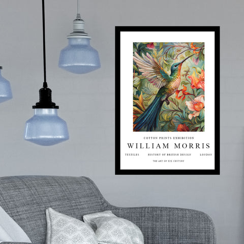 William Morris Hummingbird Print – Timeless Elegance