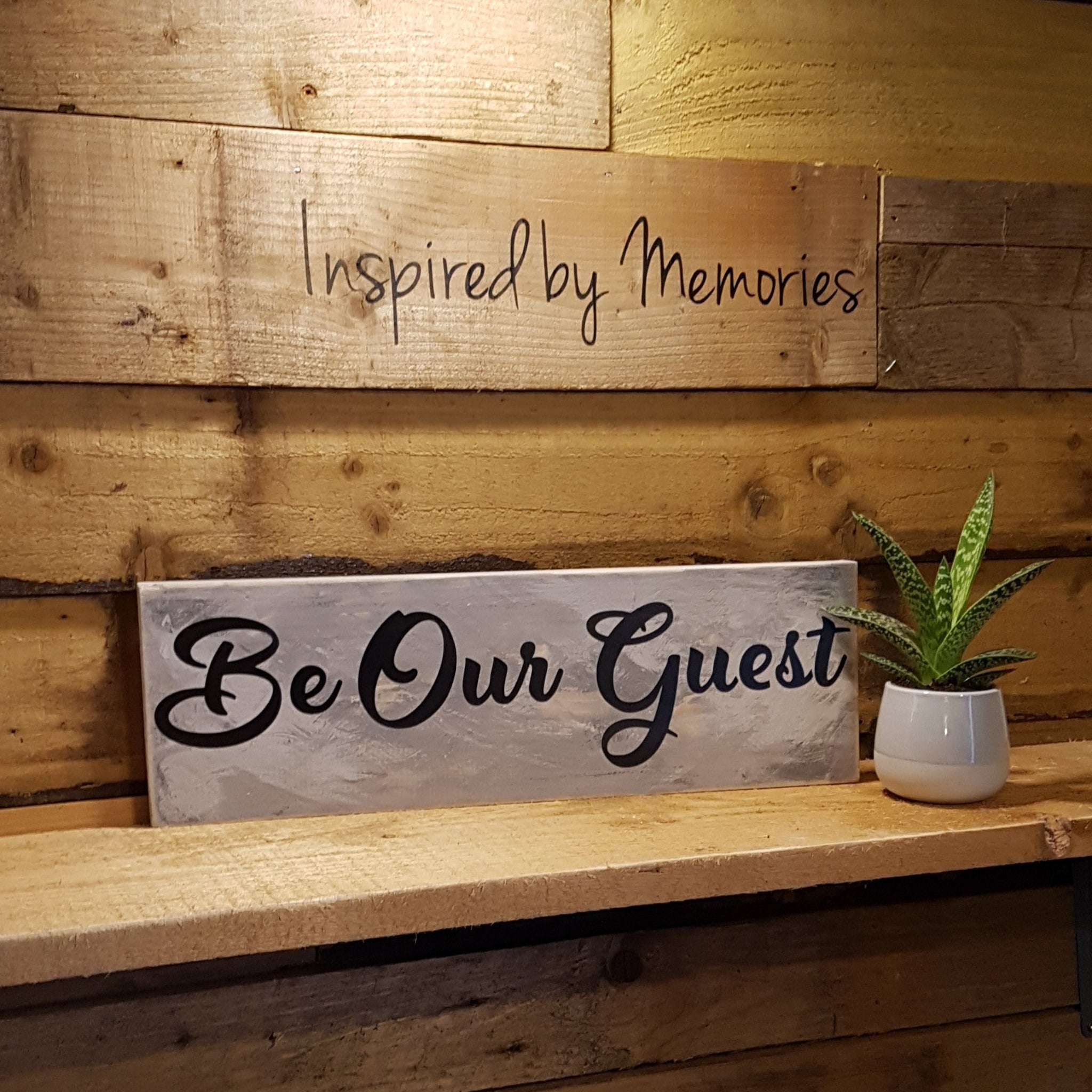 Be Our Guest Sign Inspired by Memories wales